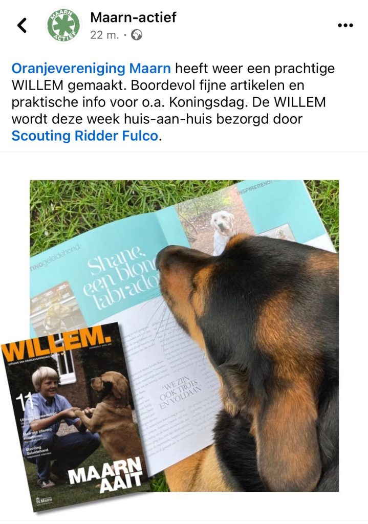 Ook huisdieren lezen deze editie van de Willem graag