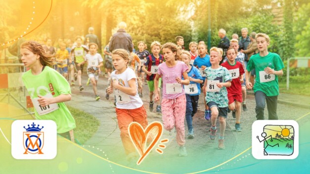 Oranjevereniging Maarn bedankt de Heuvelrugloop voor de gulle donatie